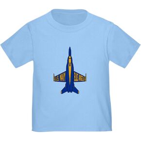 CafePress U.S. Navy Blue Angels Jet Toddler T Shirt Cute Toddler Graphic Tee, 100% Cotton