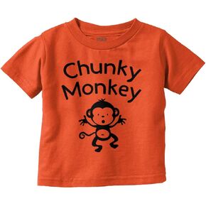 Chunky Monkey Adorable Animal Babies Toddler Boy Girl T Shirt