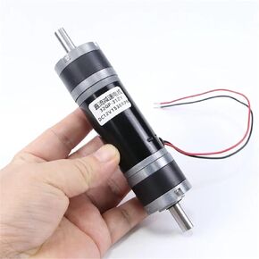 1Pcs Two-axis DC Speed Motor 12 Volt 24v Planetary Gear 32GP-31ZY Adjustable Low Speed Electric Small Motor(Shaft Diameter 8MM,1538 RPM_12V)