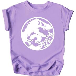 Three T-Rex Fossil Dinosaur 3rd Birthday T-Shirts Dinosaur Themed Third Birthday Toddler