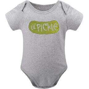 Lil Pickle 1- Unisex Romper Funny Cute Infant One-Piece Baby Bodysuit