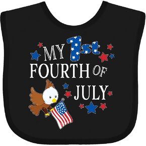 inktastic My First Fourth Of July- Eagle Baby Bib in Saudi Arabia