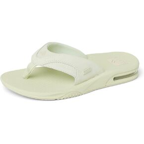 Reef Women's Fanning Flip-Flop, Aloe Wash Suede, 8