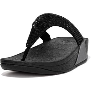 شريحة Fitflop للسيدات Lulu Crystal Singlised Toe-Post Sandals