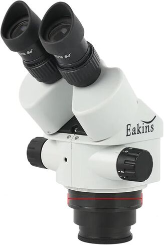 تكبير المجهر المجهر المستمر Zoom 7x-45x Microscope Head + WF10x/20mm Eyepiece للهاتف PCB Soldering (مع 0.5x) in Saudi Arabia