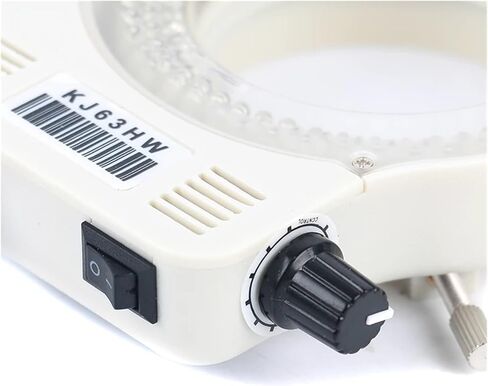 Adjustable 144 LED Ring Light Lamp for Industry Stereo Trinocular Microscope Video Camera Lens Magnifier 110V 220V(56 LED Plug) in Saudi Arabia