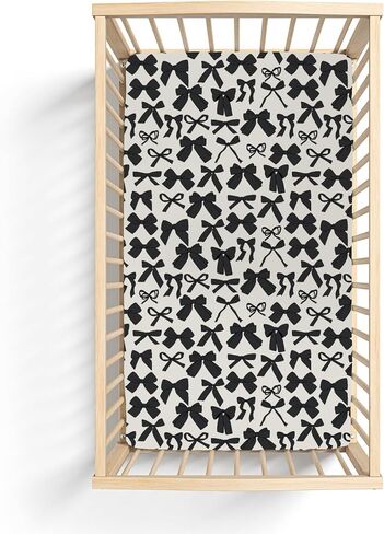 ألواح أسرّة للأطفال الوردي عيد الحب لفتاة صبي 52 "x28" ، أقواس فتاة ناعمة مطاطية مرتبة سرير غلاف طفل أول ورقة طفل عيد الحب تناسب سرير الأطفال وطفل صغير in Kuwait