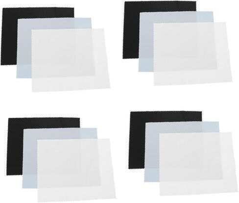 1SET Microfiber Cleaning Cloths للشاشات عدسات Cameras Eyeglasses خفيفة الوزن قابلة للغسل لأقراص الهواتف والأسطح الحساسة 30 ٪ in Kuwait
