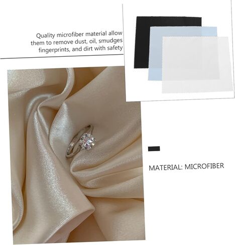 1SET Microfiber Cleaning Cloths للشاشات عدسات Cameras Eyeglasses خفيفة الوزن قابلة للغسل لأقراص الهواتف والأسطح الحساسة 30 ٪ in Kuwait
