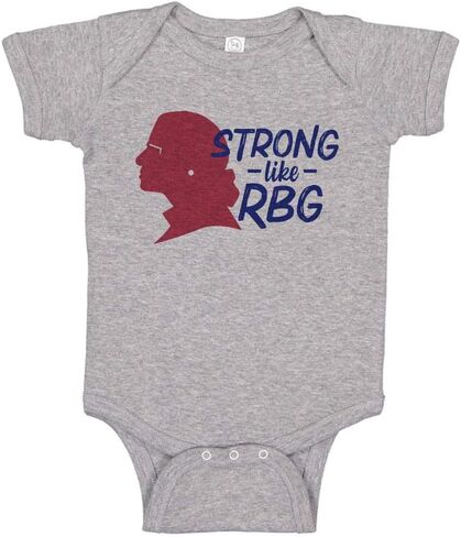 TATY Kids Strong Like RBG Ruth Bader Ginsburg Baby Infant Bodysuit in Kuwait