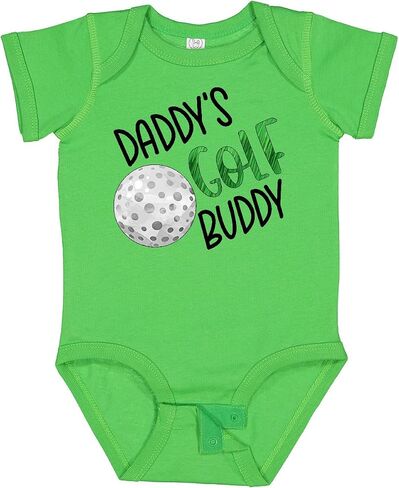 inktastic Daddy's Golf Buddy with Golf Ball Babysuit in Kuwait