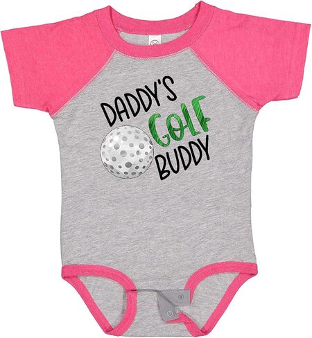 inktastic Daddy's Golf Buddy with Golf Ball Babysuit in Kuwait