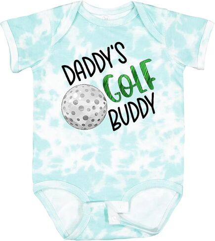 inktastic Daddy's Golf Buddy with Golf Ball Babysuit in Kuwait