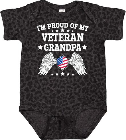 inktastic I'm Proud Of My Veteran Grandpa Baby Bodysuit in Saudi Arabia