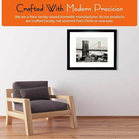 Iframe 18 "× 22" أسود مؤطر مدينة نيويورك كرايسلر بناء أفق طباعة الأعمال الفنية مؤطرة لديكور الجدار مع صور صور | NYC Skyline Wall Art | أبيض وأسود جدار جدار ديكور in Kuwait