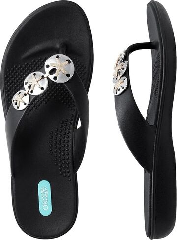 أوكا بي للسيدات ميليتا الذهب الرملية الدولار Flip Flop Flop Sandal in Saudi Arabia