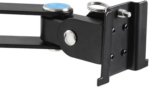 amaran Verge Desk Clamp Stand, Fast, Secure & Tool-Free Mounting Adjustable Aluminum Desk Clamp (Black) in Kuwait