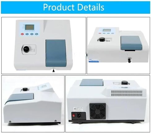 UV-Vis Spectrophotometer for Basic Transmission Measurement, Spectrophotometer 721N 722N 752N LCD Display, high Accuracy(752N) in Saudi Arabia