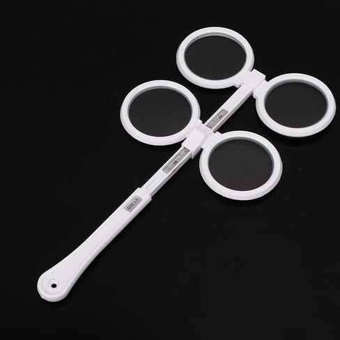 Optical Flipper Set, Modern Eye Exercise Tool, ±150 Degree Adjustable Optometry Plastic Flip, with 6pcs Visual Card, for Eye Care and Vision Improvement Anywhere (±150 Degrees) in Saudi Arabia