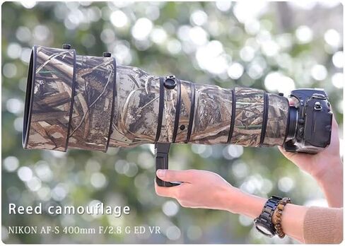 CHASING BIRDS Camouflage Waterproof Lens Coat for Nikon AF-S 400mm F2.8 G ED VR Rainproof Lens Protective Cover (Reed Camouflage) in Saudi Arabia