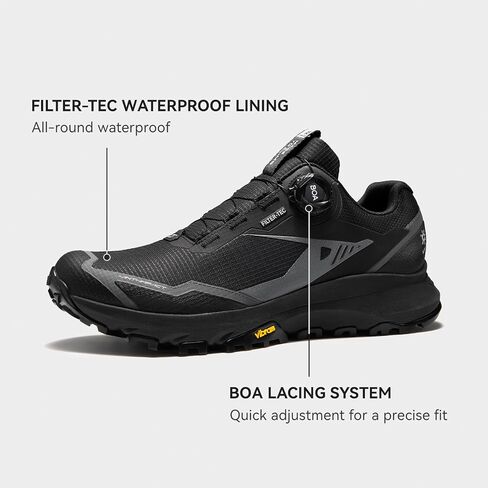 KAILAS Women's Kuocang BOA Hiking Shoe FLT Waterproof V Sole Non-Slip Shoes Lightweight Breathable Low Height Outdoor Trailing Trekking Shoes in Kuwait