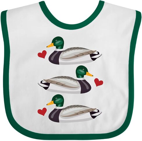 Inktastic Mallard Ducks Baby Bib in Kuwait
