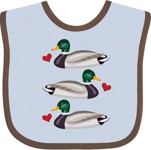 Inktastic Mallard Ducks Baby Bib in Kuwait