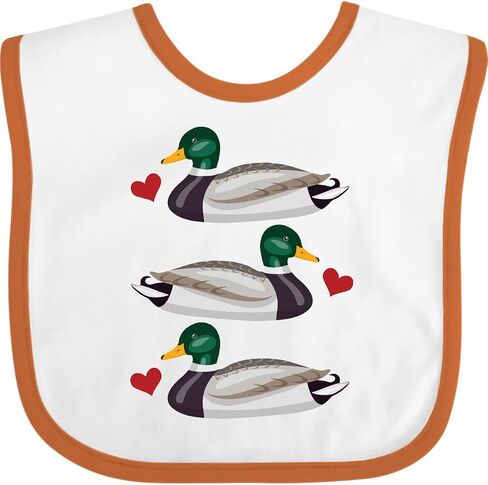 Inktastic Mallard Ducks Baby Bib in Kuwait