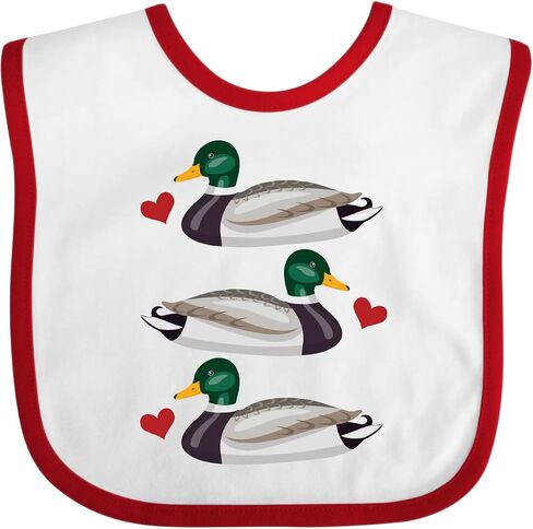 Inktastic Mallard Ducks Baby Bib in Kuwait
