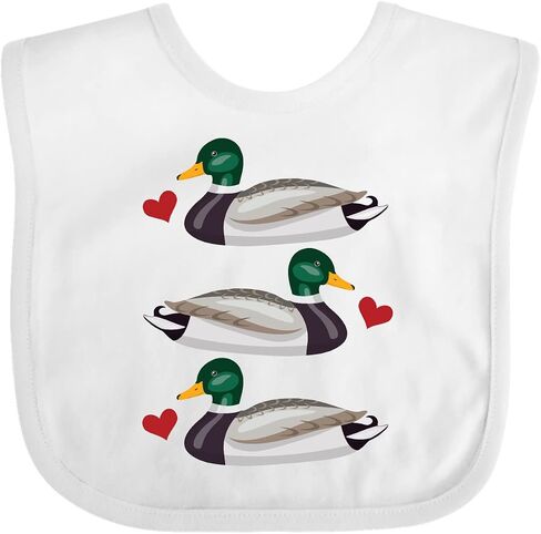 Inktastic Mallard Ducks Baby Bib in Kuwait