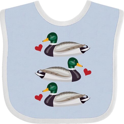 Inktastic Mallard Ducks Baby Bib in Kuwait
