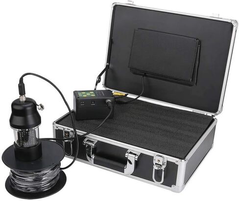 7 بوصة كاميرا لصيد الأسماك تحت الماء ، IP68 مقاومة للماء مع 38 LED ، 360 درجة كاميرا CCD HD الدوارة ، 20M (20M) in Kuwait