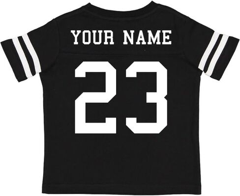 Custom Cotton Football Sport Jersey Toddler & Child Personalized with Name and Number - Front & Back in Saudi Arabia