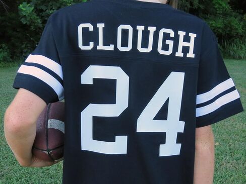Custom Cotton Football Sport Jersey Toddler & Child Personalized with Name and Number - Front & Back in Saudi Arabia