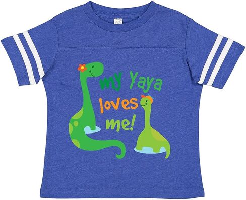 Inktastic My Yaya يحبني حفيد الديناصور Toddler T-Shirt in Kuwait