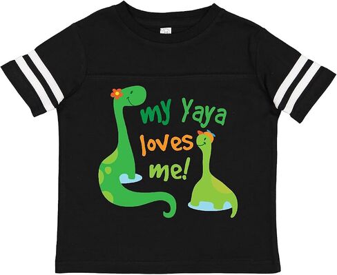 Inktastic My Yaya يحبني حفيد الديناصور Toddler T-Shirt in Kuwait