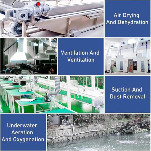 Regenerative Blower 120W/180W/250W/370W/550W/750W/1100W Single Phase Turbine Blower, High Pressure Vortex Ring Blower,350W/0.47HP in Saudi Arabia