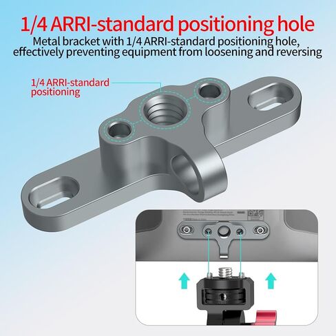 FEICHAO 1/4 Hole Drone Remote Control Bracket Bike Handlebar Mount Compatible with RC/RC2, Mini4/3Pro (Handlebar Set) in Saudi Arabia