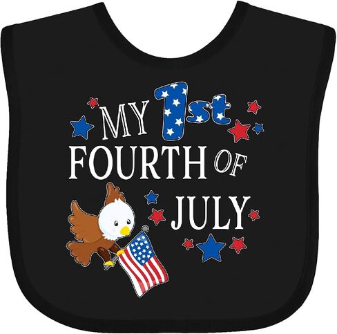 inktastic My First Fourth Of July- Eagle Baby Bib in Saudi Arabia