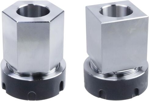 ER-40 Square و Hex Collet Chuck Block مجموعة ، آلة فورلن ، حامل عمل لآلة قطع مخرطة CNC (مجموعة) in Kuwait