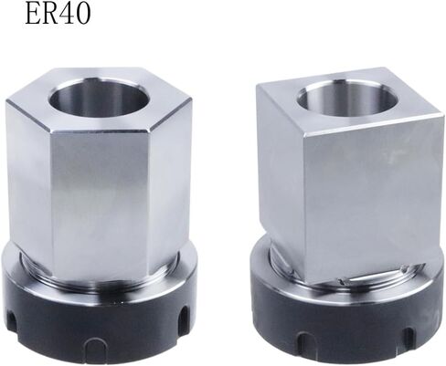 ER-40 Square و Hex Collet Chuck Block مجموعة ، آلة فورلن ، حامل عمل لآلة قطع مخرطة CNC (مجموعة) in Kuwait