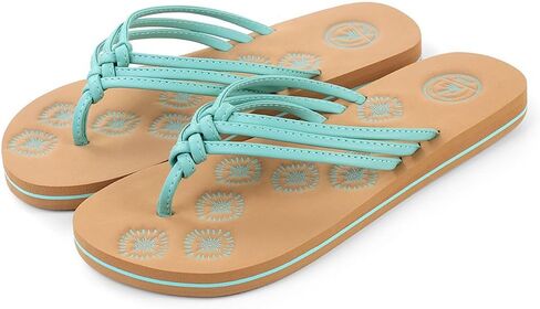 Knotted Flip Flops: Stylish, Comfortable, and Durable Summer Sandals for Women, Light Weight Anti Skid Weatherproof Rubber Sole in Saudi Arabia