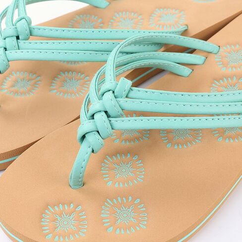 Knotted Flip Flops: Stylish, Comfortable, and Durable Summer Sandals for Women, Light Weight Anti Skid Weatherproof Rubber Sole in Saudi Arabia