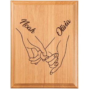 Personalized Wood Plaque, Personalized Marriage Plaque, Custom Wedding Gifts for Couple, Valentines Day Plaque, Customized Wedding Gift, Personalized Couples Gift 2025, Personalized Wooden Name Sign