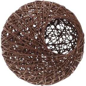 Elegant Rattan Paper Lamp Shade Ceiling Light Fixture Diy Ornament Decorative Pendant