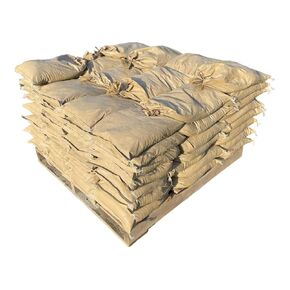 Pre Filled Sandbags for Flooding (30 lbs Each) - Size: 14-inch x 26-inch - Woven Polypropylene (Delivery - Commercial with Forklift or Dock, 100)