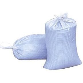 14x26 Woven Polypropylene Sand Bags With Ties & UV Protection (100 Bags) Home Supply Maintenance Store
