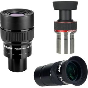 SVBONY SV191 Zoom Eyepiece Bundle with SVBONY Telescope Eyepiece 40mm and SVBONY SV215 Zoom Eyepiece