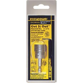 Eazypower 81379 0.584 in. #15 2 in. One Way Screw Remover/Installer