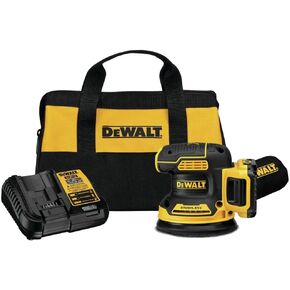 Dewalt DCW210D1R 20V MAX XR Brushless Variable Speed Lithium-Ion 5 in. Cordless Random Orbital Sander Kit (2 Ah) (Renewed)